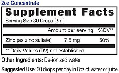 Eidon Zinc Mineral Supplement 2 Ounce