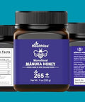 Manuka Honey MGO 265+, Genuine Raw New Zealand Honey, Multi-Functional Health honey Manuka, Non-GMO Superfood,Unpasteurized,Daily Wellness Support - 250g (8.82 Oz)