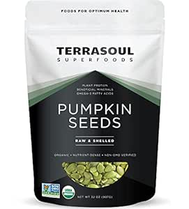 Healthworks Superfoods Natural Hemp Hearts 2 lb Hulled Omega-3 Canadian Raw | Natural, Hulled, 2 lb, Omega-3, Plant Protein, Canadian, Non-GMO, Vegan, For Smoothies, For Salads, For Oatmeal, Omega-6