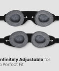 Manta Sleep Manta Slim Sleep Mask Ultra-Light Blackout Eye Mask With Adjustable Eye Cups Soft Strap For Comfortable Sleep Minimalist Design For Better Rest