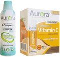 Aurora Nutrascience Vitality Duo Bundle Mega Liposomal Vitamin C 3000 mg per Serving and Mega Liposomal BComplex