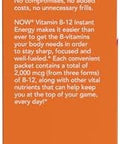 Now Foods Supplements Instant Energy B12 (2000 Mcg Of B12 Per Packet) Cellular Energy Boost 75 Packets
