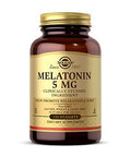 Solgar Melatonin 5 Mg 120 Nuggets - Helps Promote Relaxation & Rest - Clinically Studied Melatonin - Vegan Gluten Free Dairy Free Kosher 120 Servings