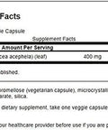 Swanson Full Spectrum Kale 400 Milligrams 60 Veg Capsules