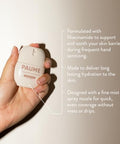 Paume Antibacterial Hand Mist Spray Fine Mist Cleansing Spray With Niacinamide & Aloe Cedar Citrus Rosemary Lavender Essential Oil Scent Refillable 1 Oz
