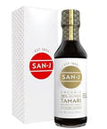 San-J - Organic Gluten Free Tamari Soy Sauce with 25% Less Sodium - Specially Brewed - Made with 100% Whole Soy - 10 oz. Bottle