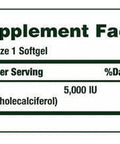 Nature's Bounty Immune Health Vitamin D3 5000 iu Rapid Release 400 Softgels
