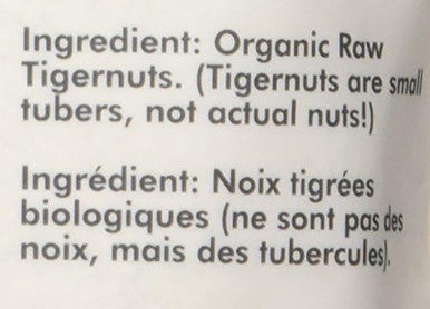 Ecoideas Organic Tigernuts, Stone Ground, 400g