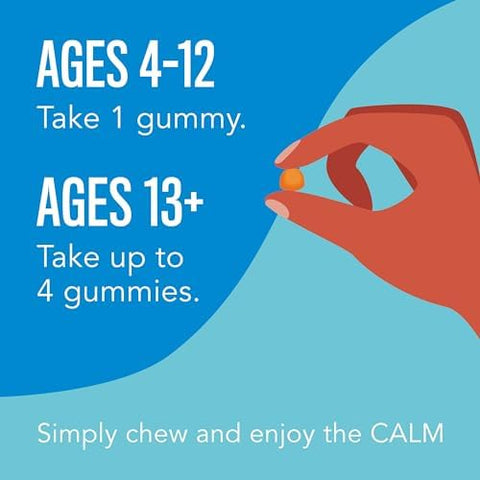 Natural Vitality CALM Kids Magnesium Supplement Gummies Gummies for Balanced Mood Supports Healthy Development Gluten Vegan Sweet Citrus Flavored 60 Gummies