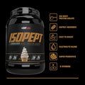 EHP Labs IsoPept Hydrolyzed Whey Protein Powder by EHPlabs 100% Whey Protein Isolate and Hydrolysate 27g of Protein Non GMO Gluten Free Fast Absorbing Easy Digesting 27 Serves Vanilla Ice Cream