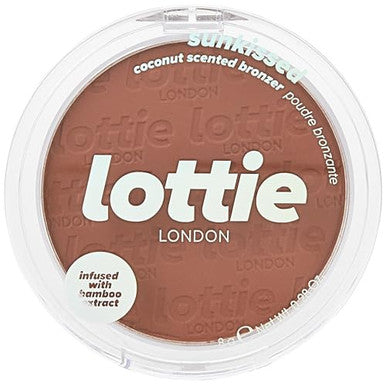 Lottie London Sunkissed Bronzer In Sunglow Infused With Bamboo Extract And Vitamin E This Skin-Loving Bronzer Adds A Buildable Warm Bronze For A Defined Finish