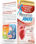 Neuropaway Cardiovascular Support 30Ct 1200Mg Berberine Pqq Red Yeast Rice Pterostilbene