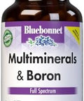 Bluebonnet Nutrition Multiminerals & Boron With Iron Full Spectrum Bone Health Nongmo Kosher Gluten Soy Dairy 180 Vegetable Capsules 45 Servings