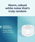 Adaptive Sound Technologies Lectrosound - Noise Machine For Optimal Sleep Environment - Non-Looping Nature Sounds - Precision Volume Settings - Speech Privacy - Travel-Ready