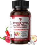 Lukaree Cayenne Pepper Entericcoated Capsules 18 In 1 Concentrated Complex W/High Potency Nutrient Moringa Hawthorn Larginine & D3K2 Supports Circulation Heart & Digestion Natural Gmp 120 Ct