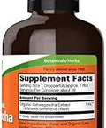Now Foods Supplements Ashwagandha Liquid Extract Organic Immune System Support 2 Fluid Ounces