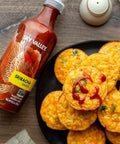 Sky Valley Sriracha Sauce Bundle (Green and Red Sriracha Sauce) - Hot Sauce, Lime, Red Jalapeno Peppers, Vegan, Gluten Free, Non-GMO, Low Sugar, 5 Calories per Serving - Variety, 18.5 Oz, (Pack of 2)