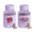 Lemme Burn & Debloat Capsule Bundle - Metabolism & Fat Burning Debloat Capsules For Bloating & Gas Relief Probiotics & Prebiotics - Gluten Free Non-Gmo - 60 Ct. Each
