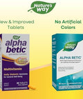 NatureS Way Alpha Betic Diabetic Multivitamin For Daily Nutritional Support With BVitamins For Energy Metabolism Support Alpha Lipoic Acid Taurine Lutein 30 Tablets