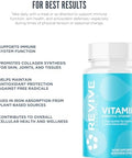 Revive Md Vitamin C Capsules 1000Mg - High-Potency Vit C Ascorbic Acid Dietary Supplement For Immune Support & Antioxidant Health - No Fillers & Non-Gmo - 200 Vegetarian Capsules