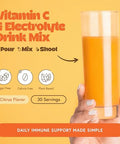 TRULEAN Everyday Wellness Shot Powder Drink Mix Immune Support Supplement with Vitamin C Zinc Ginger Turmeric and Electrolytes Travel Wellness Shot Packets 0 Sugar Gluten Free 30 Servings