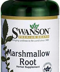 Swanson Marshmallow Root Healthy Supports Respiratory Function Digestive Support 500 Milligrams 90 Capsules