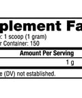 Nutrabio Glycine Powder - Glycine Supplement- Free Form Amino Acid Supplement - 1000Mg Serving - 150G 150 Servings
