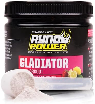 Ryno Power Gladiator Preworkout (30 Servings) 'Strawberry Lemonade'