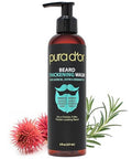 Pura D'Or 8 Oz Thickening Beard Wash - Biotin & Castor Oil Formula With Rosemary - Helps Enhance Moisture Thickness & Shine Helps Reduces Dryness & Breakage - For Men