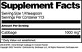 Terravita Extra Strength Cabbage 4:1 Extract Powder (4 Oz, Zin: 513799)