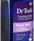 Dr. Teal'S Foaming Bath Variety Set (2 Pack34Oz Ea) - Melatonin Sleep BathCalm & Serenity With Rose Essential Oil -Relieve Stress & Promote A Better Nights Sleep - At Home Spa Kit