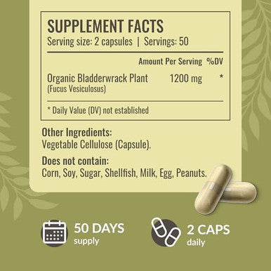 Herbamama Bladderwrack And Iodine Kit - Bundle Of Bladderwrack Capsules & Potassium Iodine Zinc And Selenium Gummies - Vegan Non-Gmo Gelatin- - 2 Pack