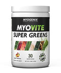 Myogenix Myovite Super Greens Supplement Powder - Super Greens Powder For Men And Women Daily Vitamin Supplement For Optimum Nutrition Grown In Usa - Organic Supplements 30 Servings