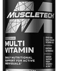 Muscletech Clear Muscle Post Workout Recovery Muscle Builder For Men & Women & Platinum Multivitamin For Immune Support 18 Vitamins