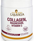 Ana Maria Lajusticia Hydrolisate Collagen Powder With Magnesium And Vitamin C For Healthy Skin Nails Hair And Ligaments Natural Energy Strawberry Flavour 350G