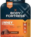 Body Fortress 100% Whey Protein Powder Vanilla & Chocolate 3.9Lbs (Packaging May Vary)