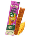 SOLELY - Organic Mango Passion Fruit Jerky - 1 Individually Wrapped Strip - Fruit Leather Made from Dried Fruit - Healthy Snacks for Adults & Kids - Non GMO, Vegan Snacks - 0.8oz (23g)
