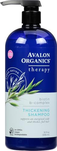 Avalon Organics Thickening Conditioner Biotin B-Complex Therapy - 32 fl oz (Pack of 2)