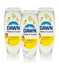 Dawn Free & Clear Ez-Squeeze Dish Soap Liquid Dishwashing Liquid Grease Removal Lemon 24.3 Fl Oz (Pack Of 3)