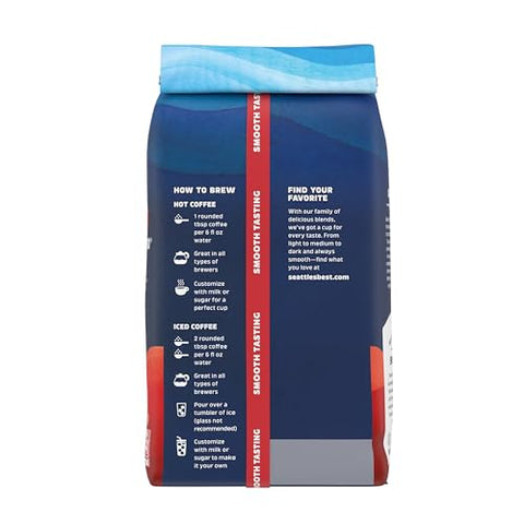 Seattle's Best Coffee Henry's Blend Dark Roast Ground Coffee, 12 Ounce (Pack of 1)