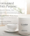 Haroutine Advanced Marine Collagen Peptides Powder + Liposomal Vitamin C Hyaluronic