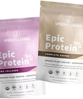 Sprout Living Epic Protein Complete Coffee + Pro Collagen 12 Serving Pouches
