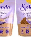SPLENDA Magic Baker Brown Zero Calorie Plant Based Granulated Baking Blend with Stevia Erythritol and Allulose Zero Sugar Keto Friendly 1lb (16 oz) Pouch (Pack of 2)