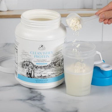 Mt. Capra Clean Whey Protein Unsweetened And Capragreens