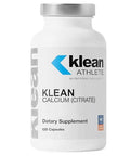 Klean ATHLETE Klean Calcium Citrate for Bone Health and Density Bone Support for Sports* Gluten Free Vegan and NonGMO 120 Capsules
