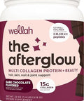 Wellah The Afterglow Multi Collagen Protein Beauty (Dark Chocolate Flavored) 30 Servings