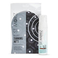 ST. MORIZ Professional 1 Hour Fast Self Tanner Mousse Light to Dark with Self Tanning Mitt - Instant Express Self Tanner Foam for a Golden Natural Fake Tan With Aloe Vera & Vitamin E - 6.76 fl oz