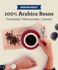 Seattle's Best Coffee Portside Blend Medium Roast Whole Bean Coffee | 12 Ounce Bags (Pack of 6)