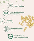 Micro Ingredients Tudca Bile Salts 2000Mg Supplement 240 Capsules 7-In-1 Complex With Nac Milk Thistle Glutathione Dandelion & Artichoke Extra Strength Tauroursodeoxycholic Acid Non-Gmo