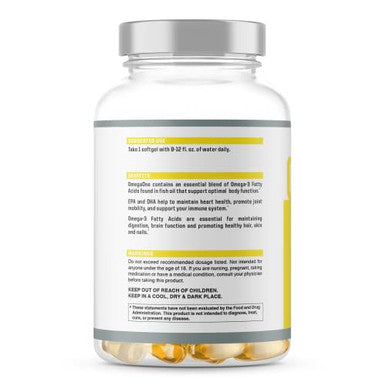 Nutraone Omegaone Omega-3 Fish Oil Supplement (90 Fish Oil Pills) 500Mg